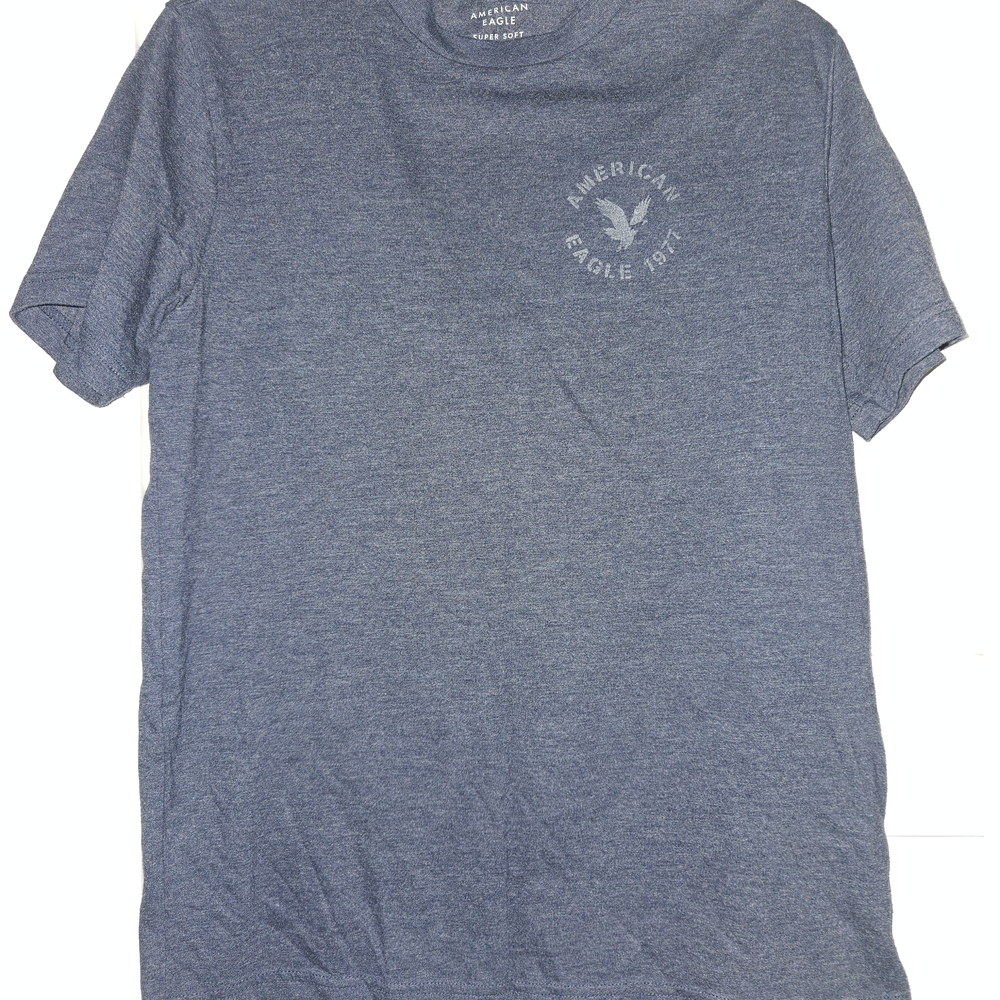 American Eagle Outfitters Heather Blue Tee